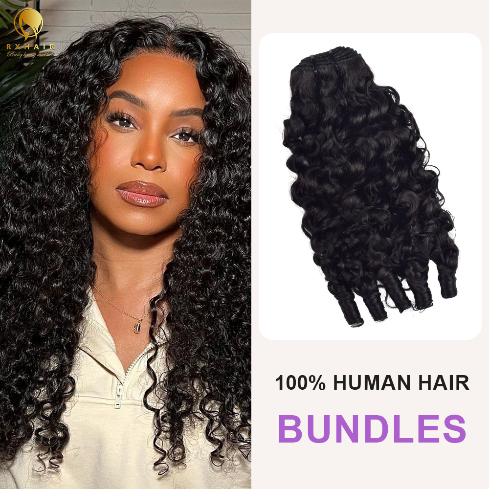 France Curly Bundle #1B | 100% Virgin Human Hair | Superior European Texture & Tangle-Free