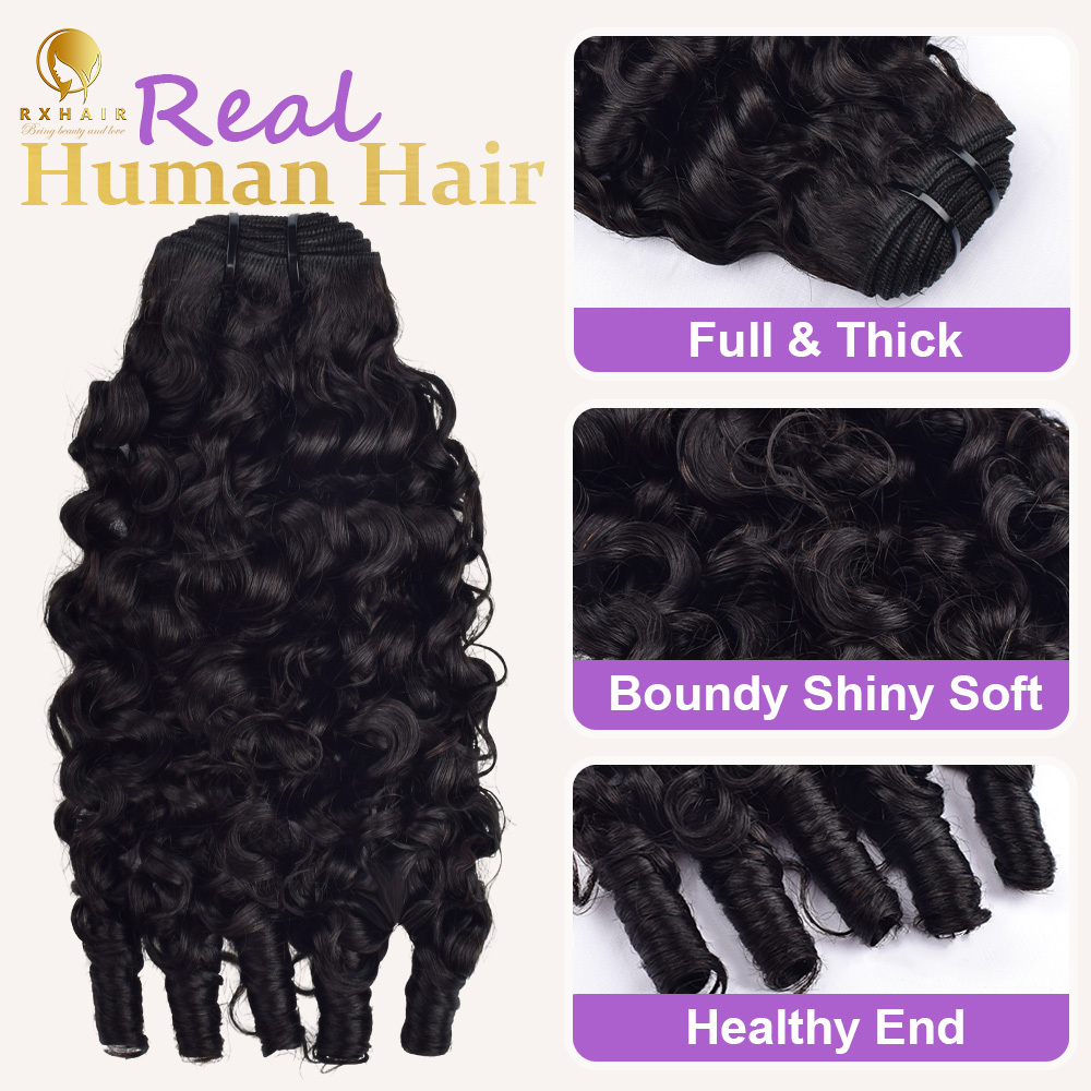 France Curly Bundle #1B | 100% Virgin Human Hair | Superior European Texture & Tangle-Free