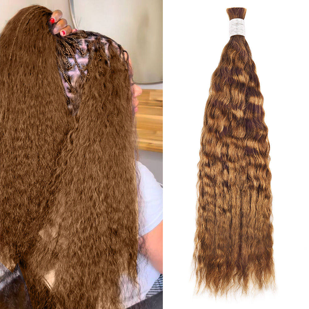 #30 Wet and Wavy Boho Braids No Weft Bulk Hair For Human Hair RXHAIR