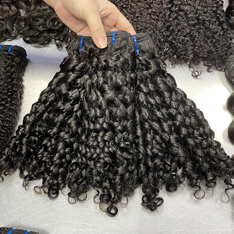 Pixie Curly Bundles #1B   100% Virgin Human Hair   Tight Springy Coils & Tangle-Free RXHAIR