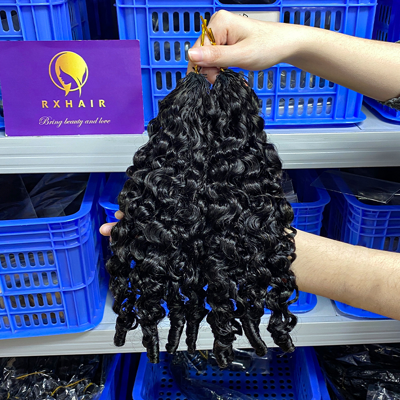 Crochet Braids #1B Natural Black   Human Hair Extensions  # RXHAIR