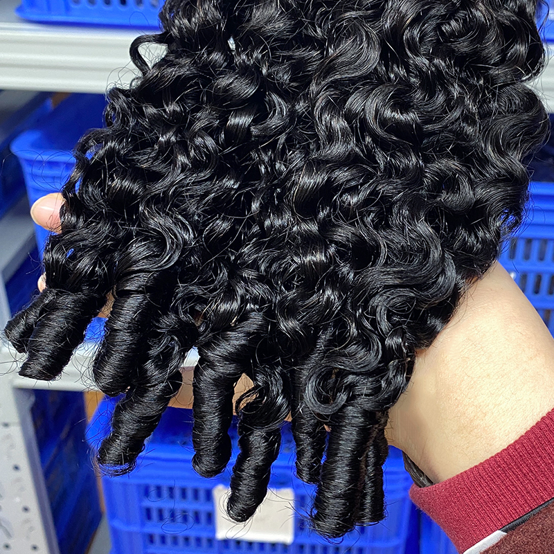 Crochet Braids #1B Natural Black   Human Hair Extensions  # RXHAIR
