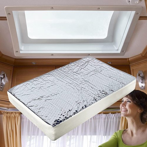 Threewen RV Vent Insulator 14"*22"*3" RV Skylight Insulator with reflective aluminum high quality RV Vent Pillow