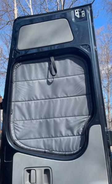 Sprinter Van VS30 Insulated Blackout Rear Door Covers Magnet Insulated Driver Rear Door Window Cover