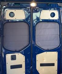 Sprinter Van VS30 Insulated Blackout Rear Door Covers Magnet Insulated Driver Rear Door Window Cover