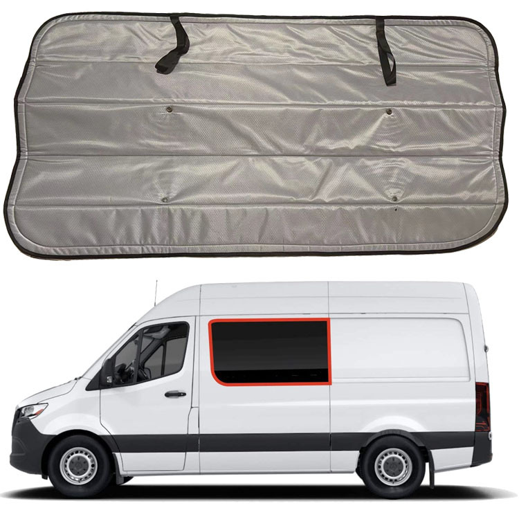 Blackout Insulated Van Window Cover 2019-Current Mercedes-Benz Sprinter Crew Window Cover