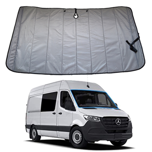 Mercedes-Benz Sprinter Van Insulated Blackout Windshield Cover Thermal Anti-tearing Sprinter Van Front Window Cover
