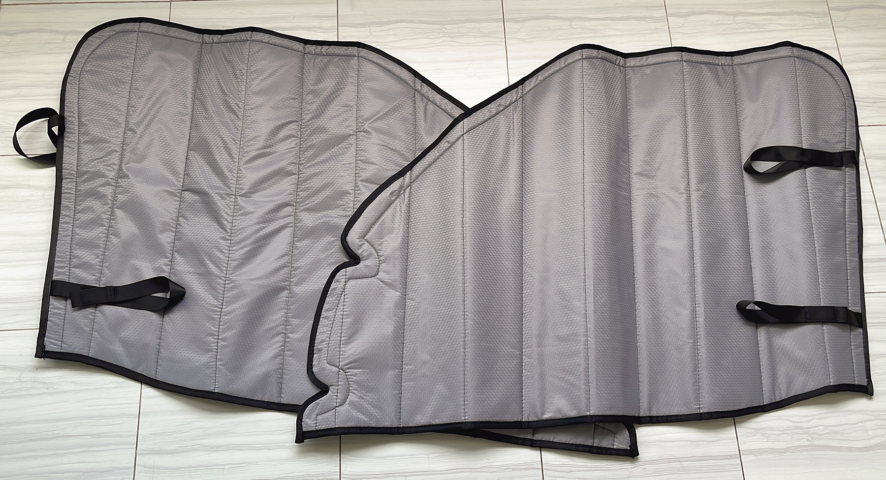 Sprinter 2007-2023 Front Door Window Covers Gray Color Van Front window Covers Driver front door Window Curtain