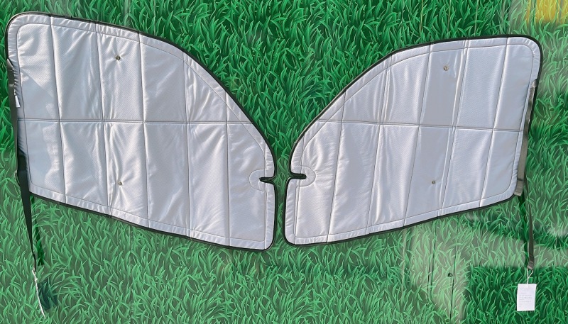 2019-2023 Sprinter Van Window Covers with Flying Screen Driver Front door window cover Magnetic Flying Screen Window Curtains