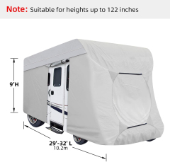 High Quality Non-Woven Fabric RV Cover Waterproof Class C Motorhome Cover