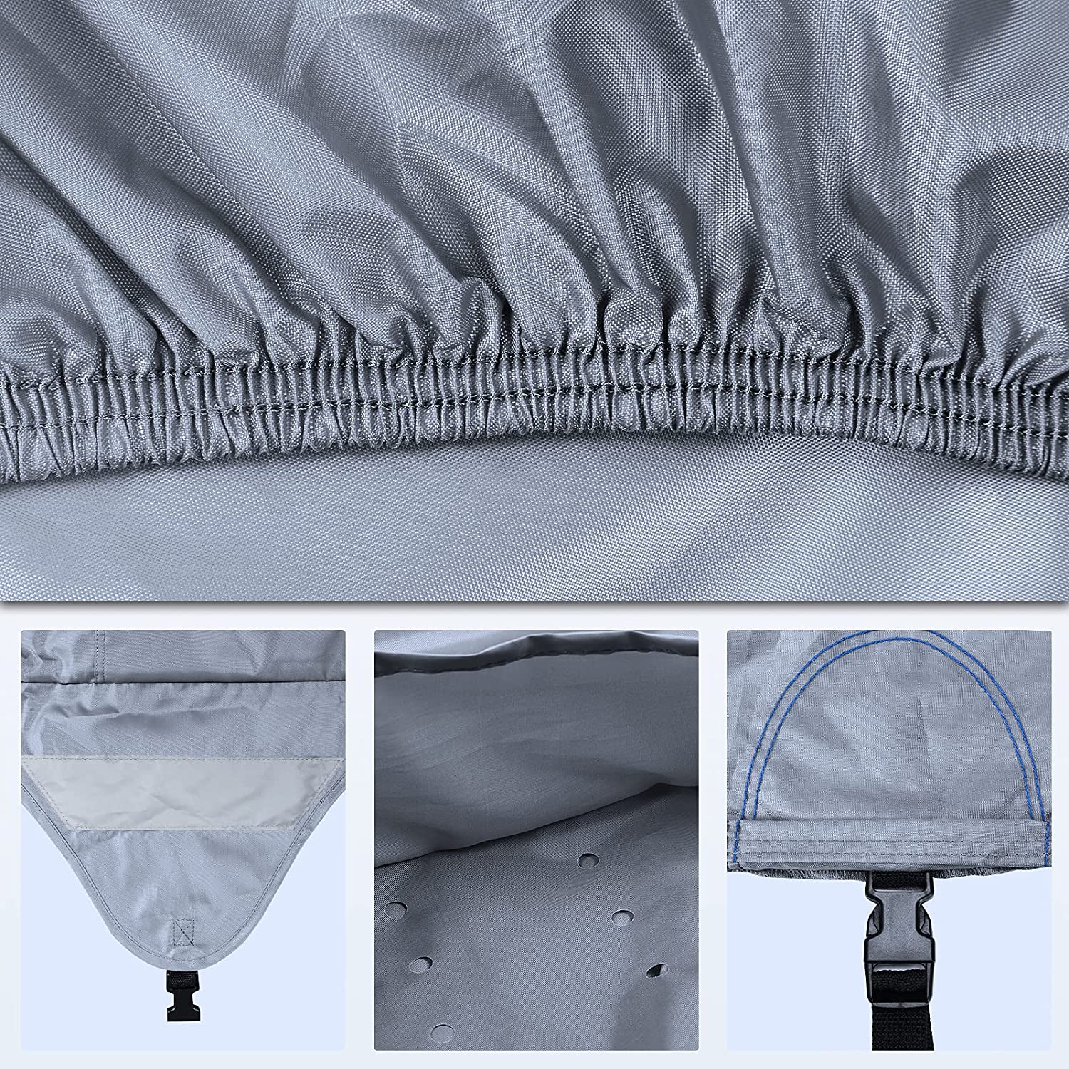 Heavy Duty Waterproof Trailer Cover Custom Size China Factory Support Motorhome Cover Oxford RV Covers