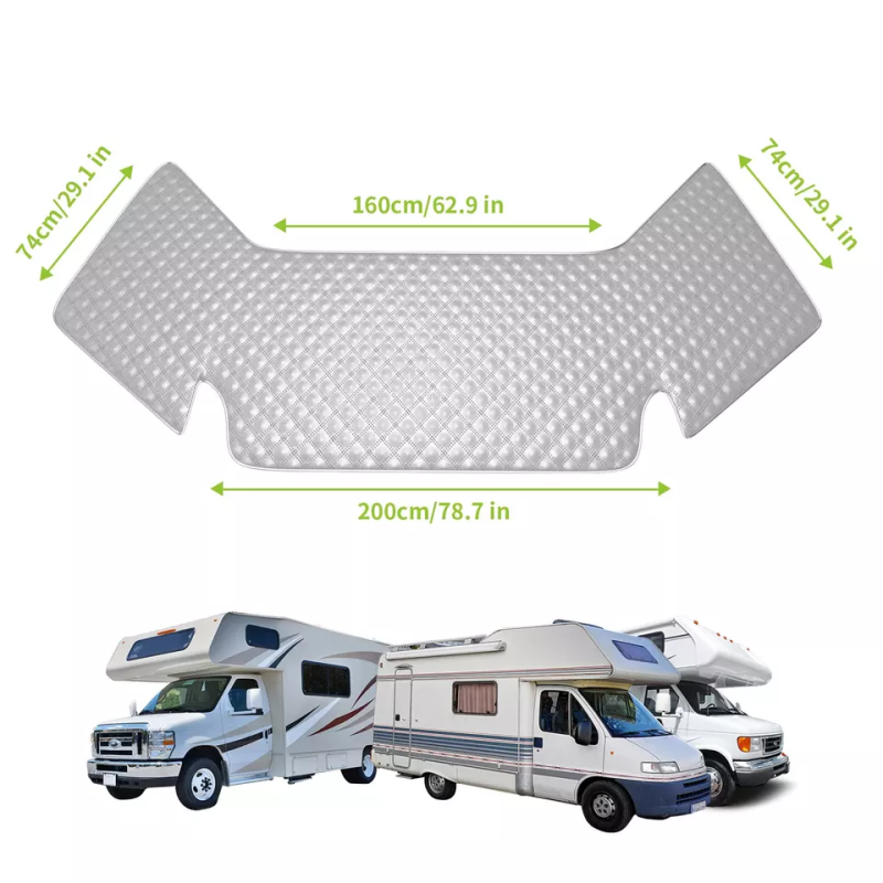 RV Windshield Cover Compatible With Ford Class C 1997-2022 RV Front Window Cover RV Motorhome Windshield Cover Snow Cover