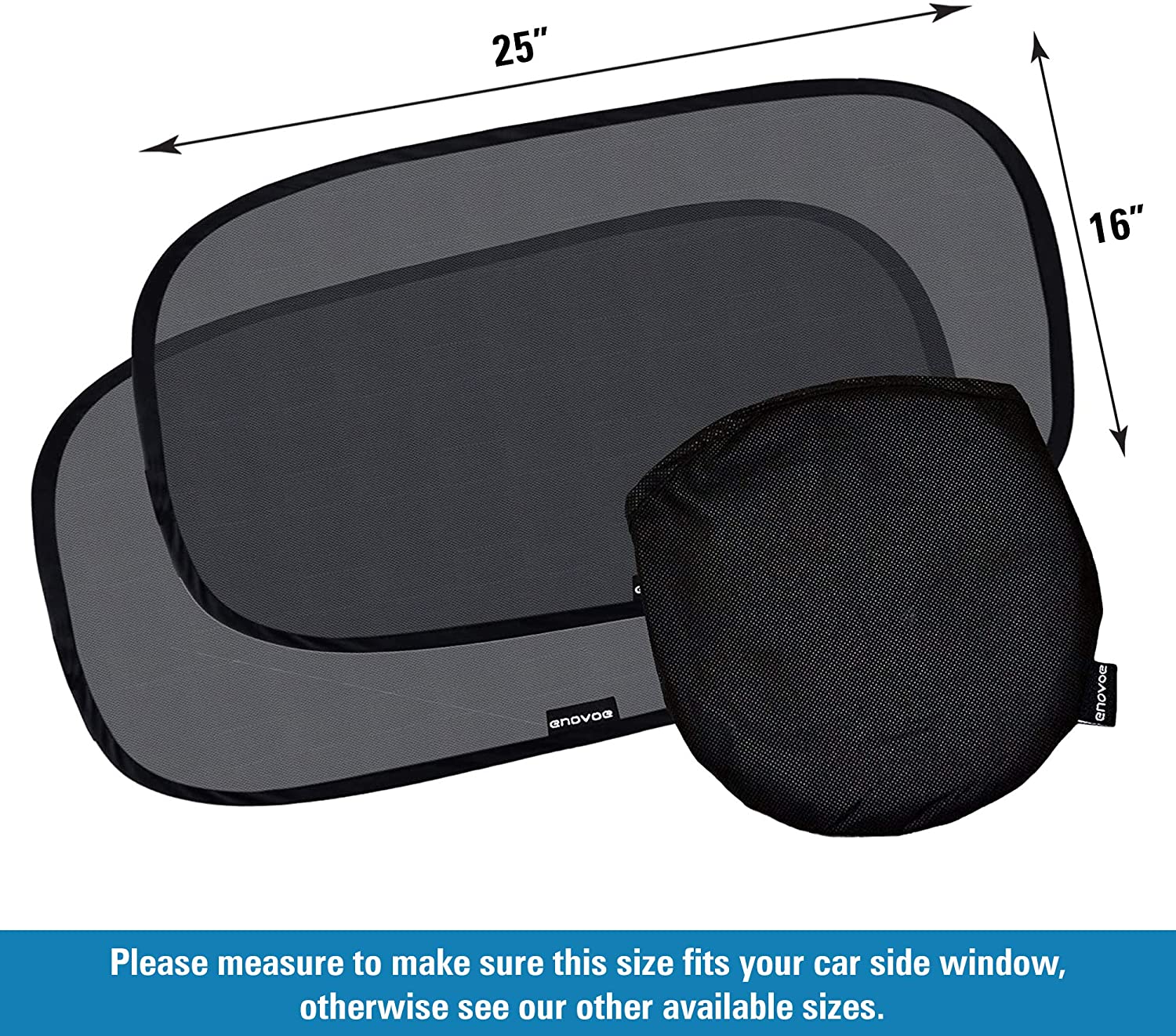 Custom Printing Car Window Shade For baby 2 Pack Car Window Shades for side windows protection from Sun UV Rays