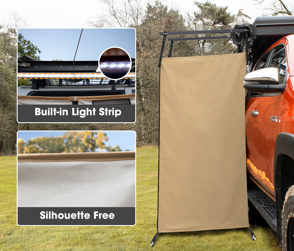 Roof rack shower discount tent