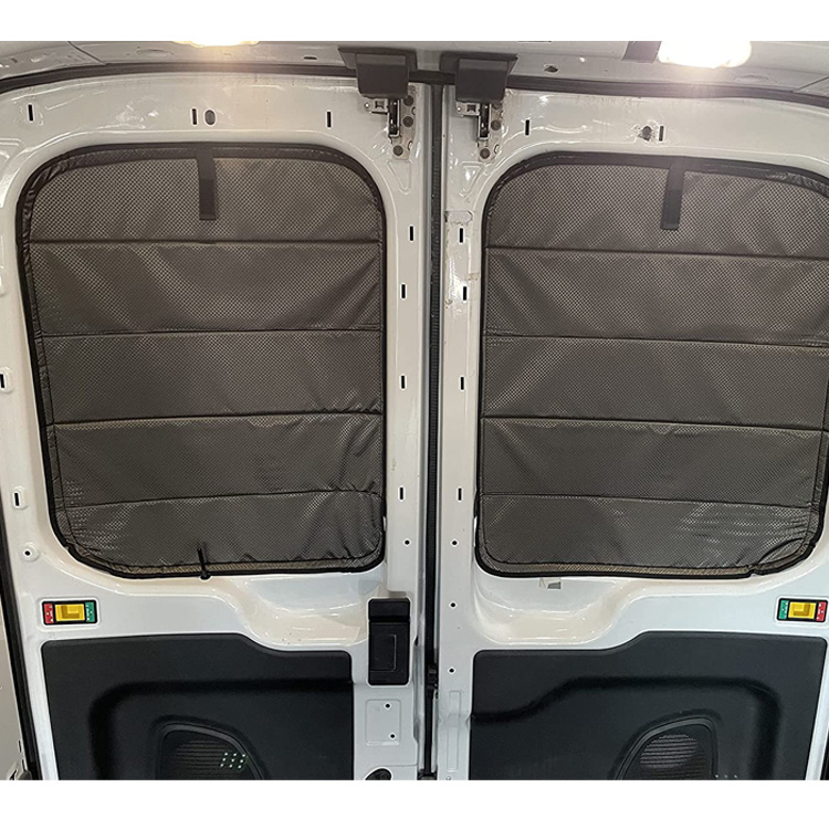 Transit Rear Door Window Covers 2015-2023 Ford Transit Blackout window covers for rear doors