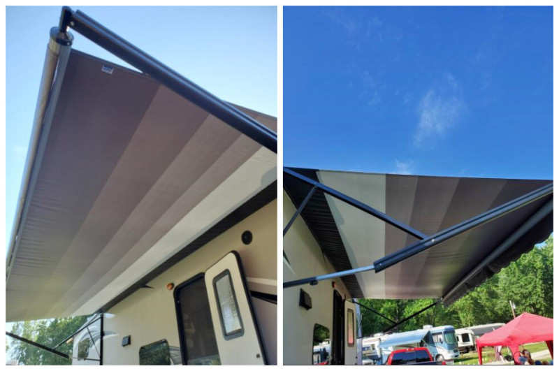 High Quality Threewen RV Awning Fabric Replacements Heavy Duty Waterproof Vinyl Camper Awning Replacement Universal outdoor Canopy For RV,Trailer