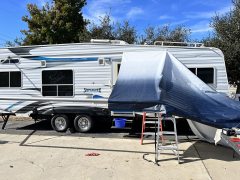High Quality Threewen RV Awning Fabric Replacements Heavy Duty Waterproof Vinyl Camper Awning Replacement Universal outdoor Canopy For RV,Trailer