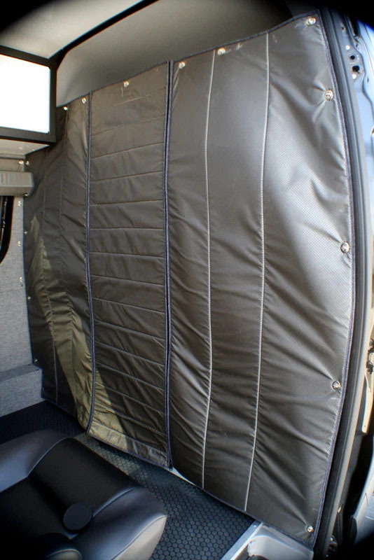 Threewen Custom Sprinter Cab Partition Fabric Front Partition OEM Wall Partition for Sprinter Transit Promaster