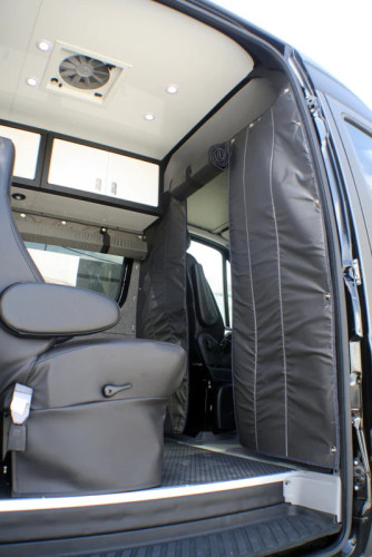 Threewen Custom Sprinter Cab Partition Fabric Front Partition OEM Wall Partition for Sprinter Transit Promaster