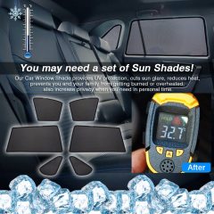 Threewen Custom Fit Toyota RAV 4 Magnetic Window Shades Magnetic Car Sun Visor