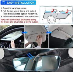 Summer Version UV Blacks Sprinter Van Windshield Sunshade