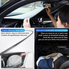 Summer Version UV Blacks Sprinter Van Windshield Sunshade