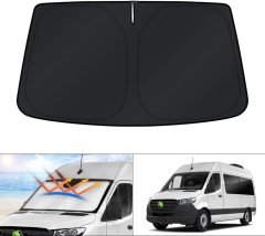Summer Version UV Blacks Sprinter Van Windshield Sunshade
