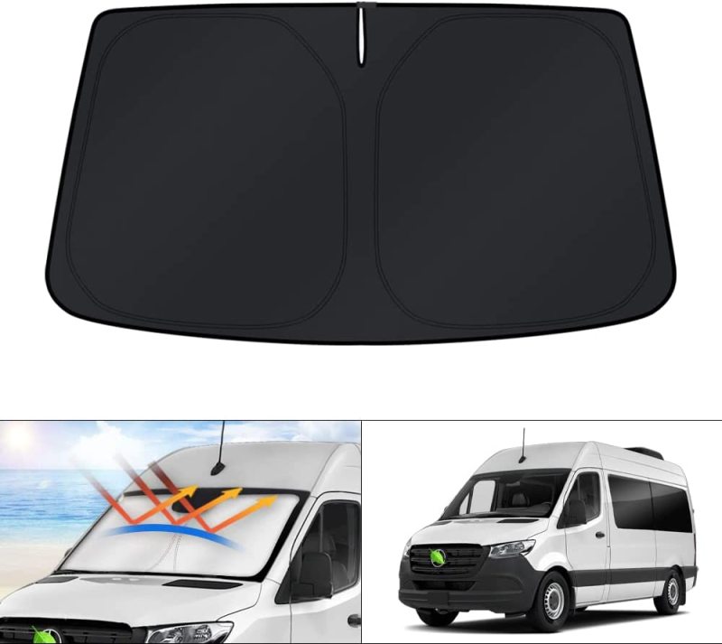 Summer Version UV Blacks Sprinter Van Windshield Sunshade