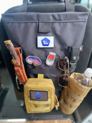 Custom fit New Design Outdoor Sprinter Van Seat Back Bag Van Storage Bag Van MOLLE Bag for Laundry