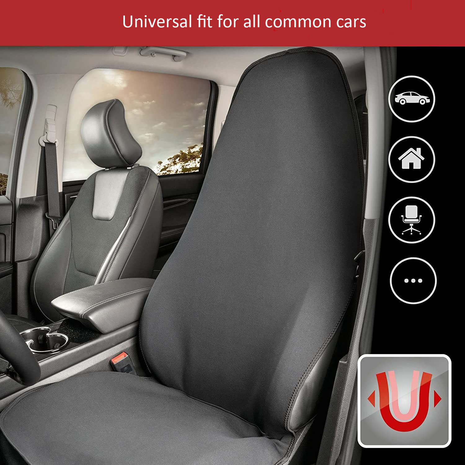 Custom Fit Neoprene Seat Cover for Van Truck SUV