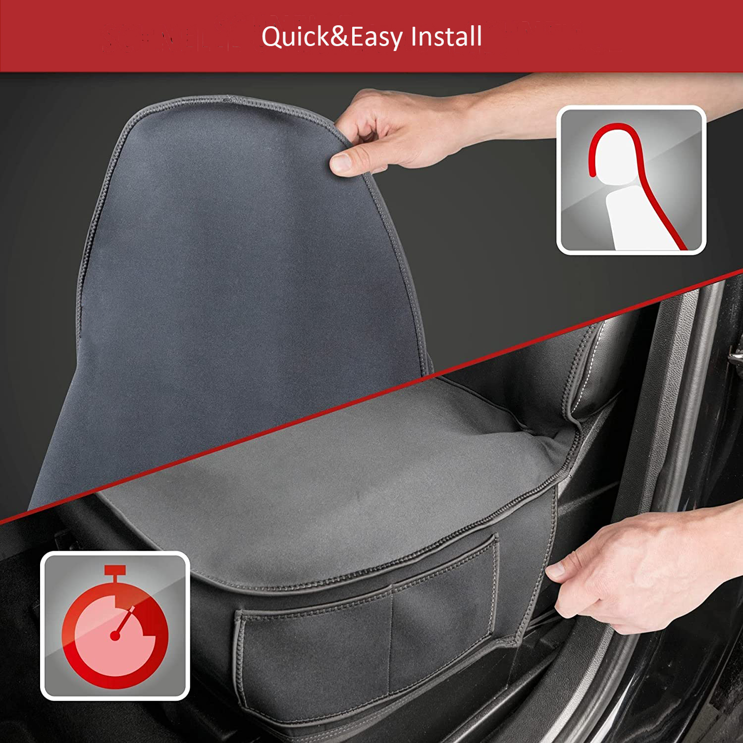 Custom Fit Neoprene Seat Cover for Van Truck SUV