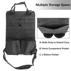 Heavy Duty Threewen Customized Car Seat Back Tool Organizer OEM Design Hot Sale Car Seat Back Tool Organization Bag