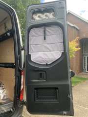 High Quality Customzied Sprinter Crew Window Cover 1st row behind driver seats insulated Sprinter Crew Window Coverings