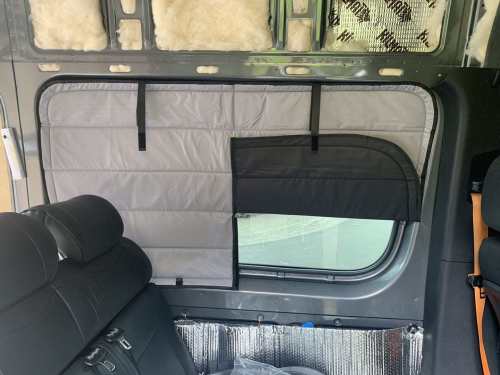 High Quality Customzied Sprinter Crew Window Cover 1st row behind driver seats insulated Sprinter Crew Window Coverings
