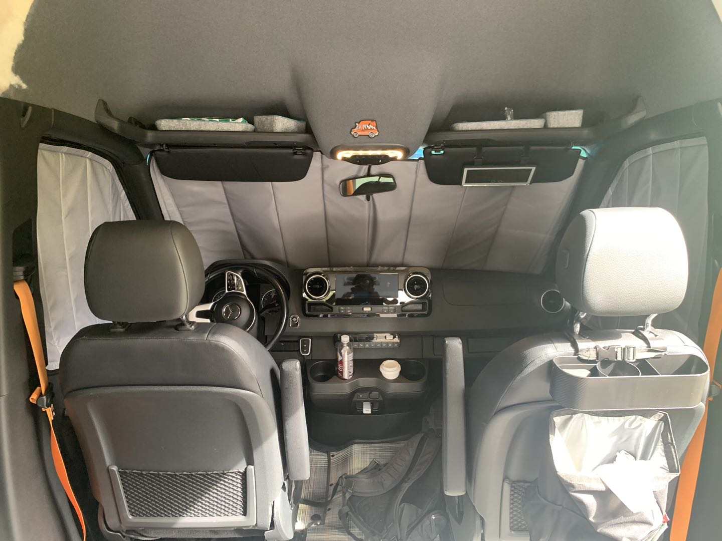 High Quality Customzied Sprinter Crew Window Cover 1st row behind driver seats insulated Sprinter Crew Window Coverings