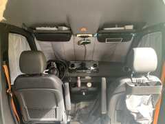 High Quality Customzied Sprinter Crew Window Cover 1st row behind driver seats insulated Sprinter Crew Window Coverings