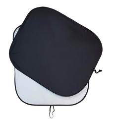 2 piece Car Windshield Sun Shade Foldable Front Windshield Shade Auto Sun Heat And UV Rays Blocker