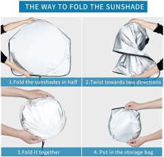Truck Sun Shade for Windshield Front Truck Window Shade For Maximum UV Rays