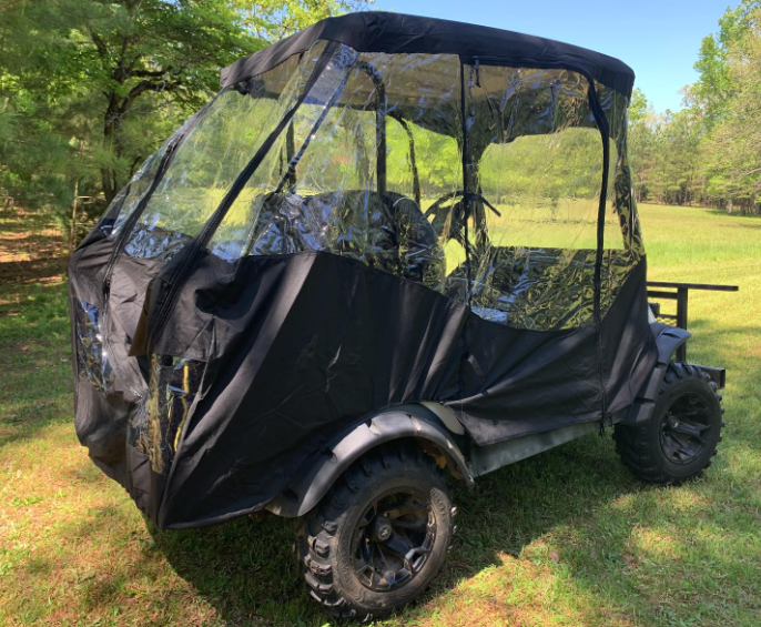 Heavy Duty Waterproof Golf Cart Enclosure 2-8 Passengers Golf Cart Rain Cover