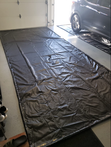 Waterproof Heavy Duty Garage Floor Containment Mat 7’9" x 18’Garage Floor Mat
