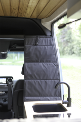 Threewen OEM design Sprinter Insulated Cab Partition Fit 2019-2023 High Roof Sprinter Fabric Front Cab Partition