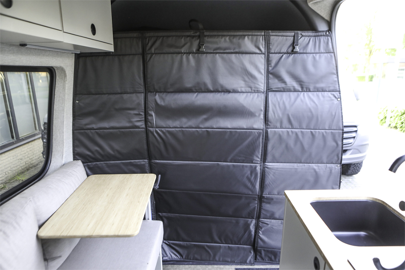 Threewen OEM design Sprinter Insulated Cab Partition Fit 2019-2023 High Roof Sprinter Fabric Front Cab Partition