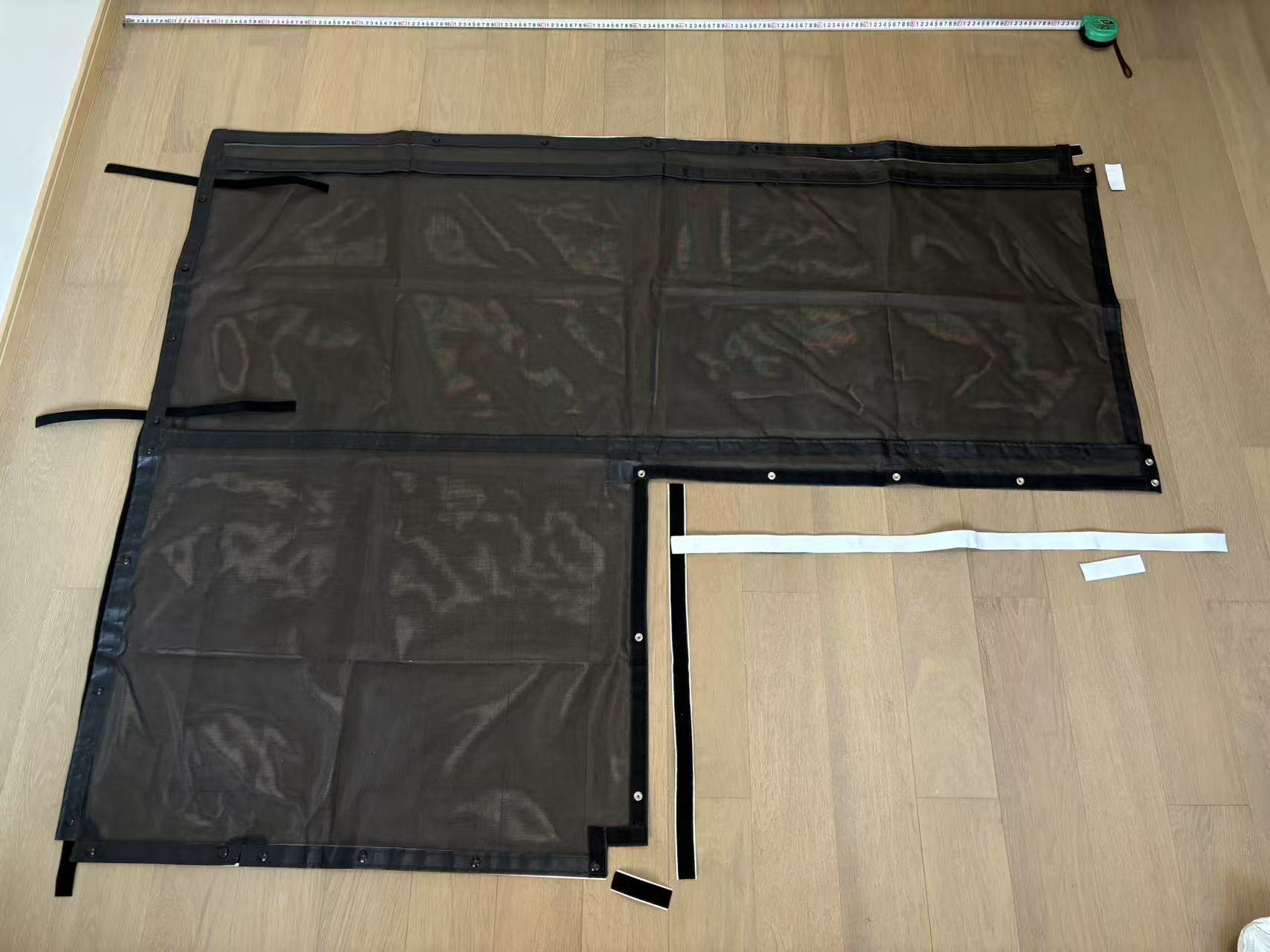 China Manufacturer Threewen Custom Fit Promaster Fiat Side door Flying Screens Rear Door Magnet Bug Screens