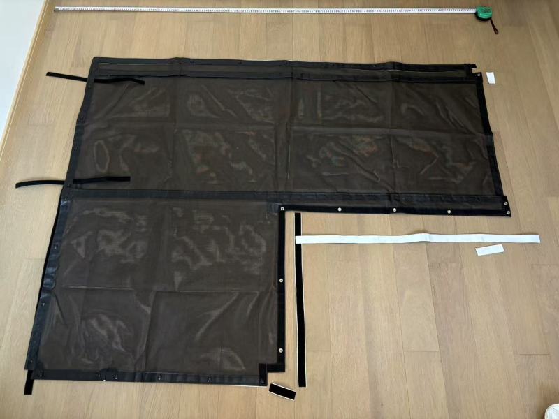 China Manufacturer Threewen Custom Fit Promaster Fiat Side door Flying Screens Rear Door Magnet Bug Screens