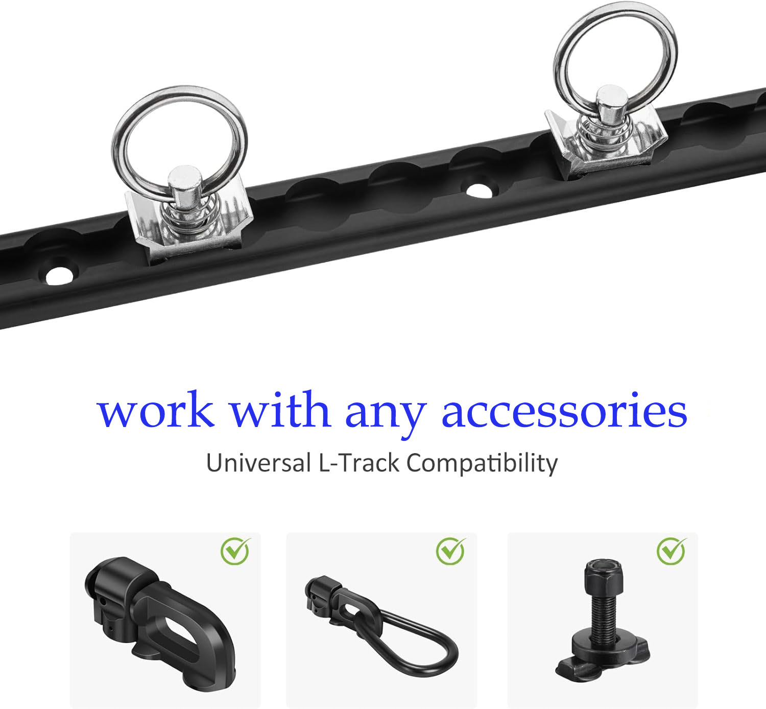 Van Build Semi-Circle L-Track High Quality T6 Aluminum L track for Van Conversion
