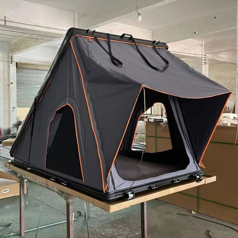 2 person 140cm Rooftop Tent For Overlanding Hard Shell SUV Truck Camping Automatic Retract Car Roof Top Tent