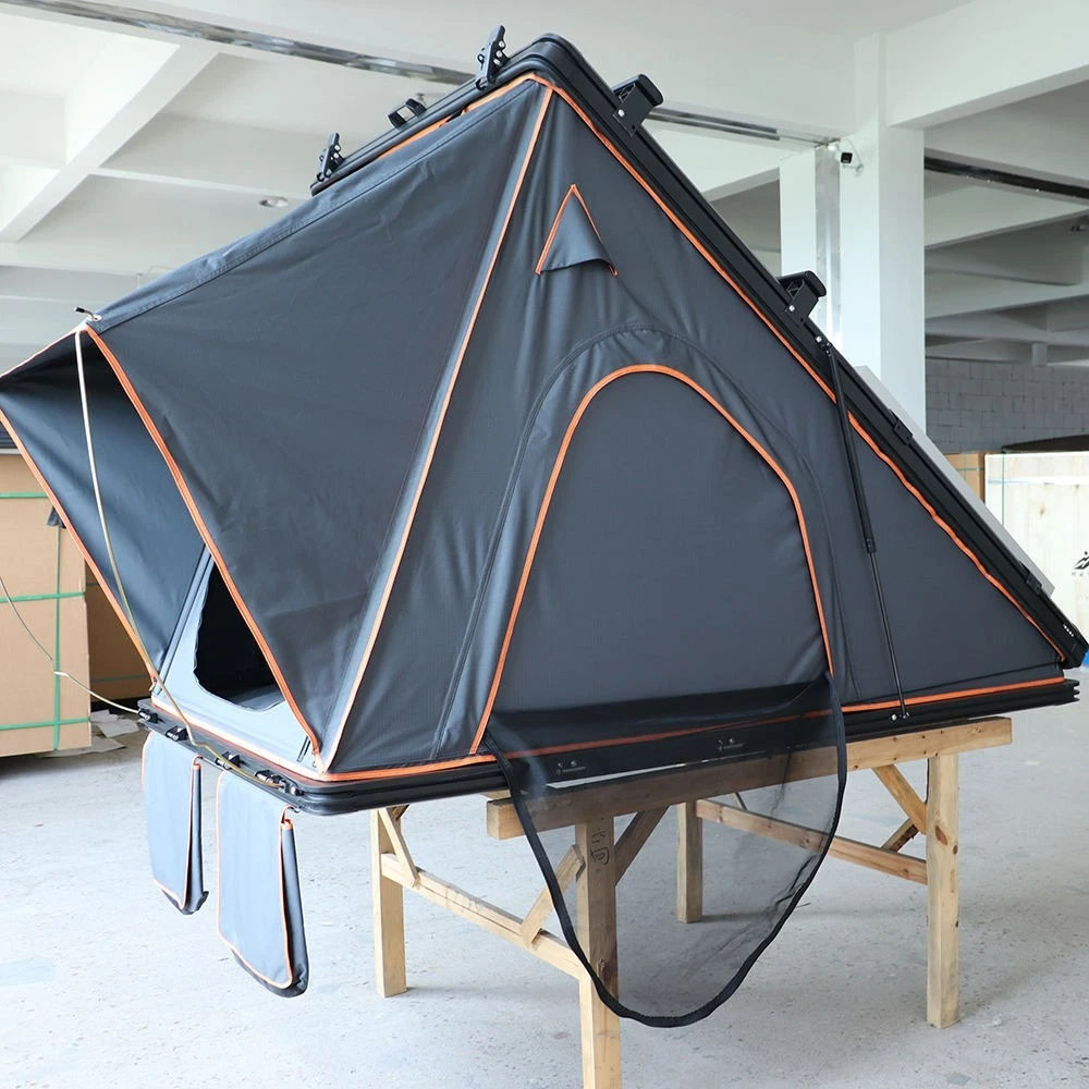 2 person 140cm Rooftop Tent For Overlanding Hard Shell SUV Truck Camping Automatic Retract Car Roof Top Tent
