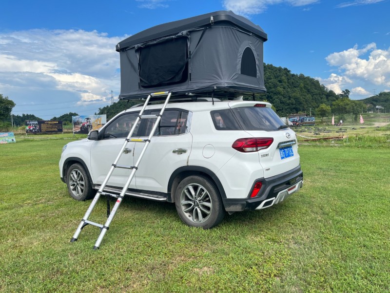 Outdoor 4x4 Rooftop Tent Aluminum ABS Roof Top Tent Overland with 4 windows