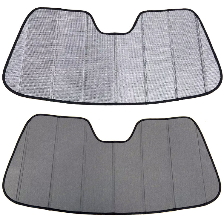 China Manufacturer Stiff Car Sunshade With Non Woven Fabric Bottom Custom Fit Car Windshield Sunshade for BMW X3