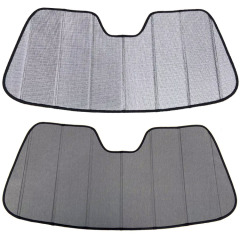 China Manufacturer Stiff Car Sunshade With Non Woven Fabric Bottom Custom Fit Car Windshield Sunshade for BMW X3